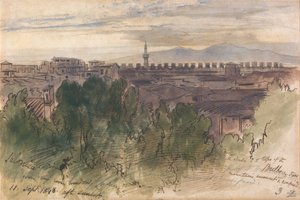 Salonica, dalla finestra della mia stanza, 11 settembre 1848, dopo il tramonto